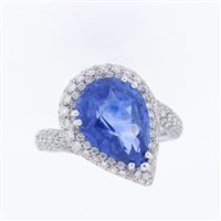 Anello Fanton Gioielli Donna ANELLI ZAFFIRO in Oro bianco Zaffiro 6.99 Ct F40047058 - F40047058